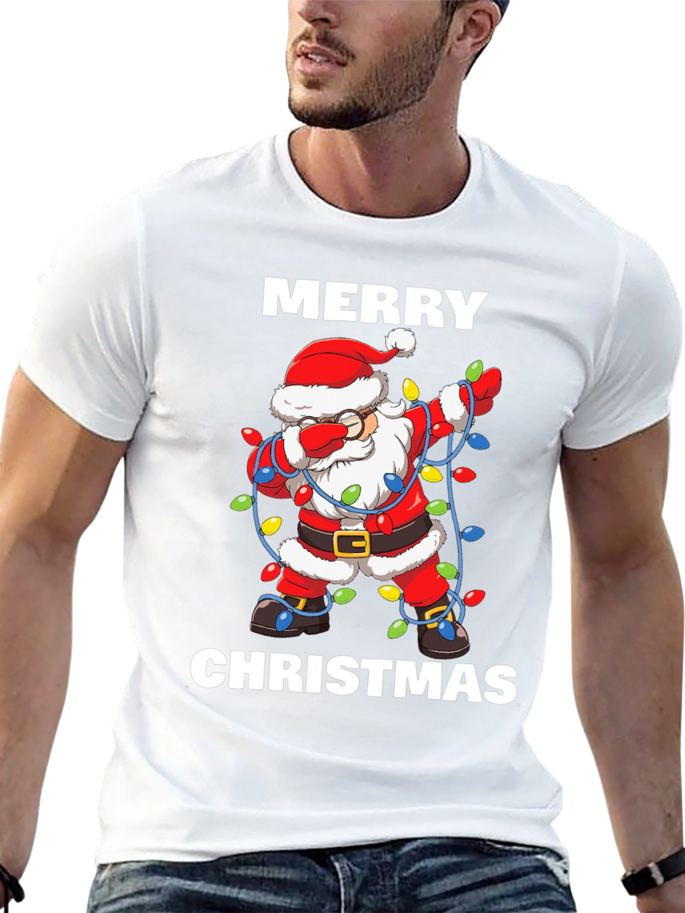 Merry Christmas Dabbing Santa T-Shirt