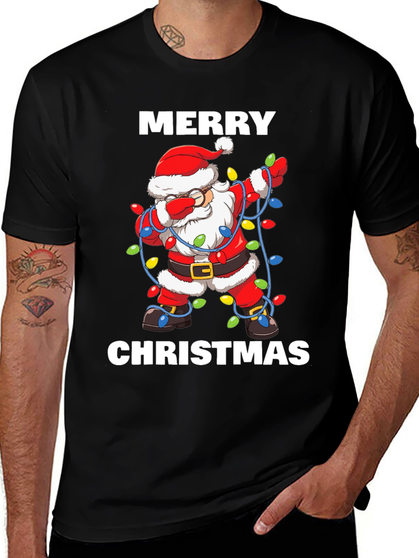 Merry Christmas Dabbing Santa T-Shirt