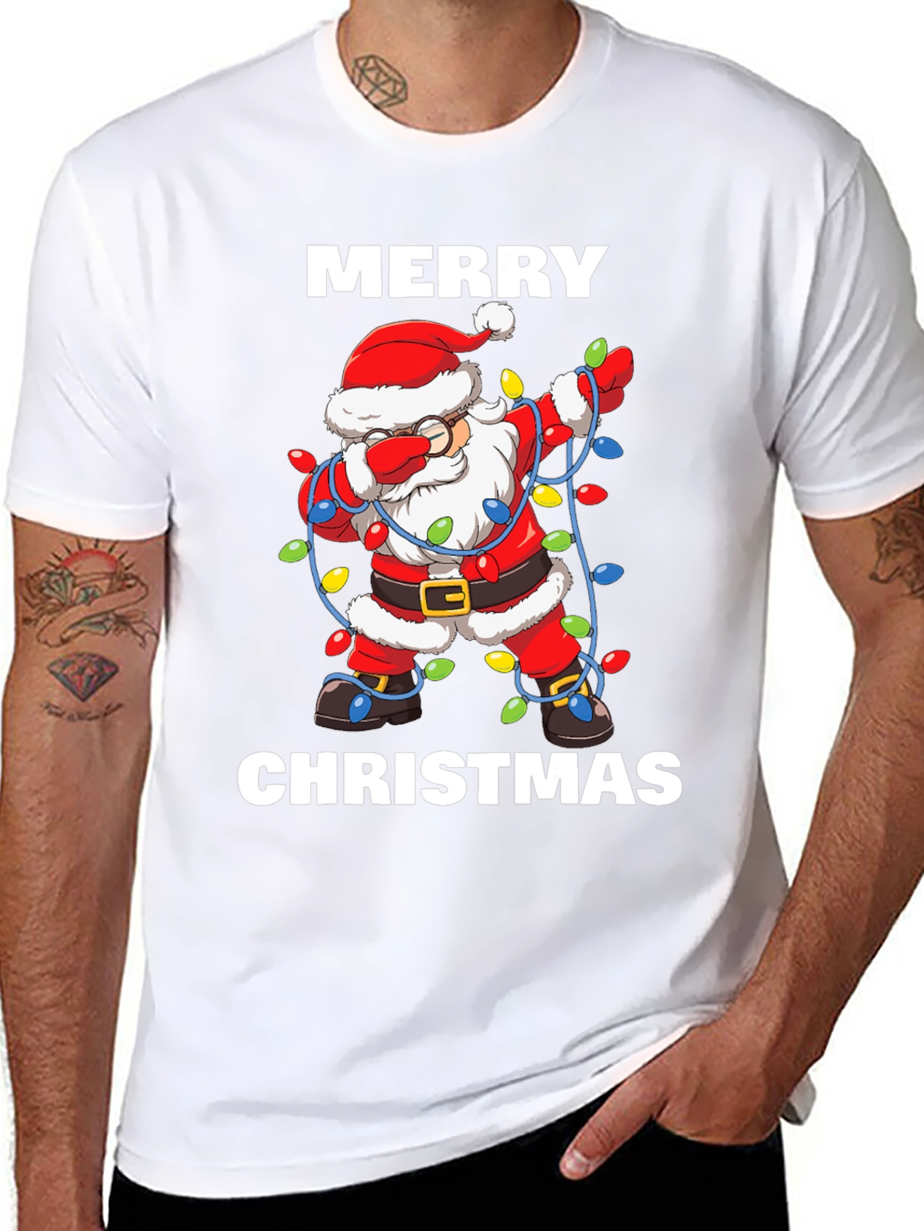 Merry Christmas Dabbing Santa T-Shirt