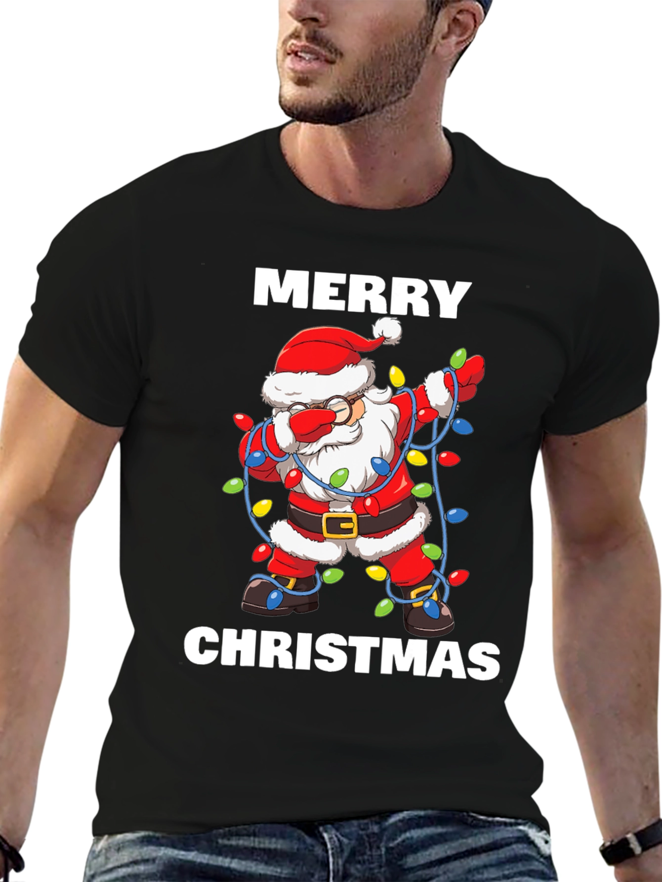 Merry Christmas Dabbing Santa T-Shirt