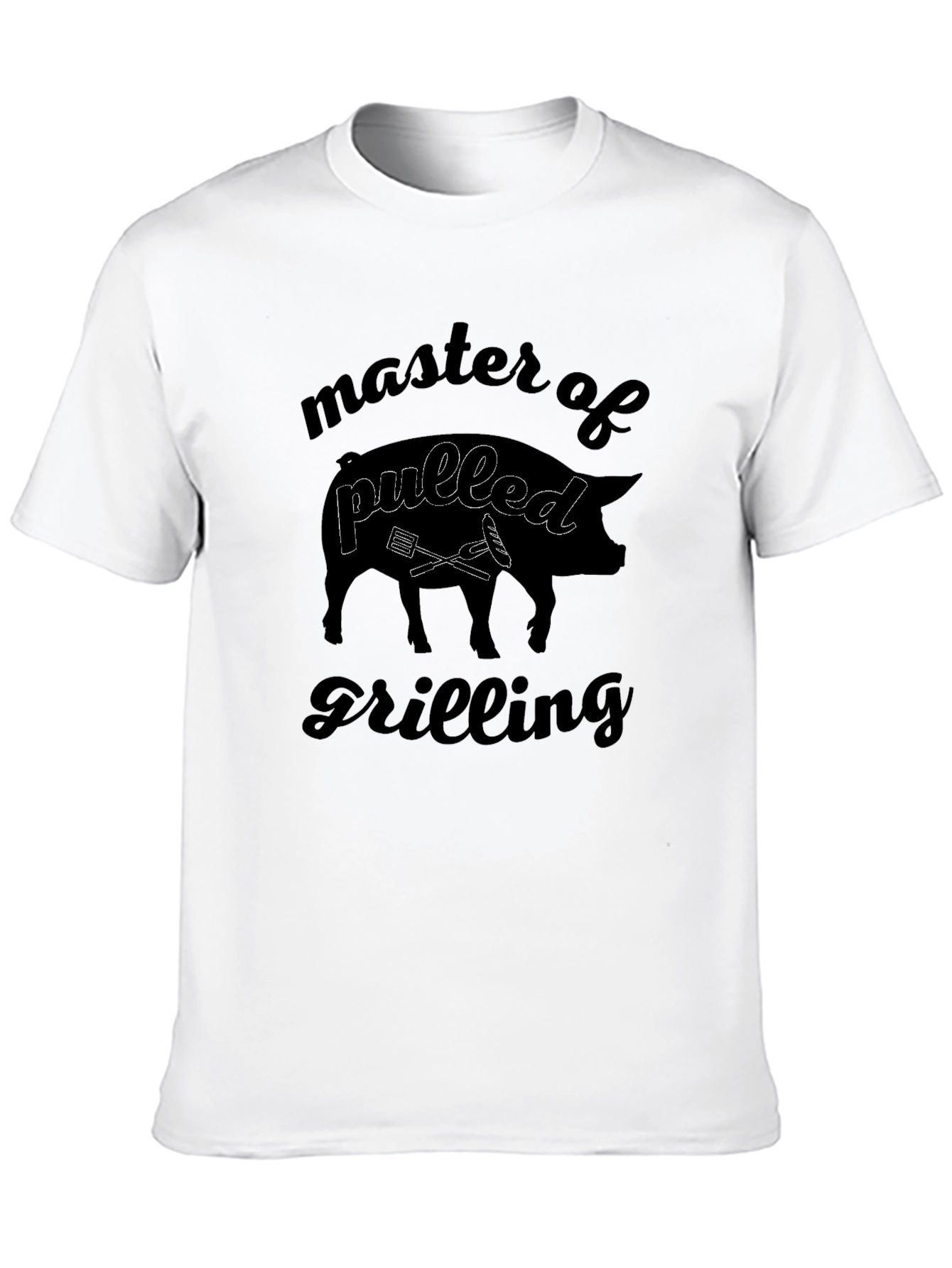 Master of Pulled Grilling Black T-Shirt