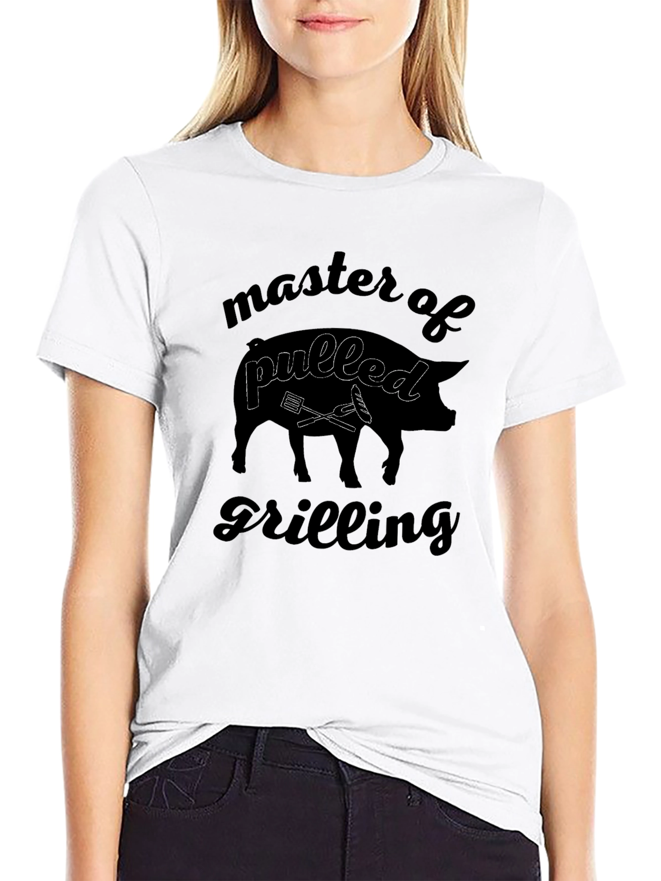 Master of Pulled Grilling Black T-Shirt