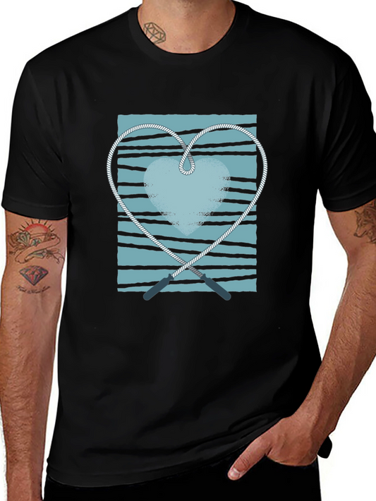 Jump Rope Heart Graphic Tee