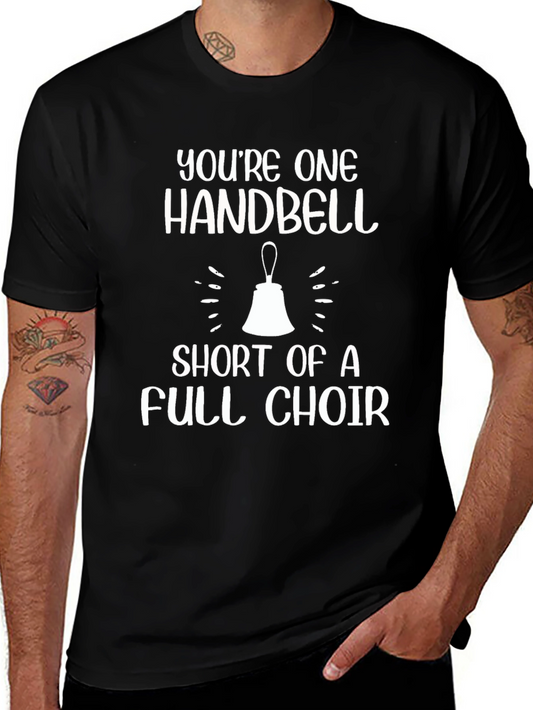 Handbell Choir Graphic Tee - Humorous Music Lover Shirt