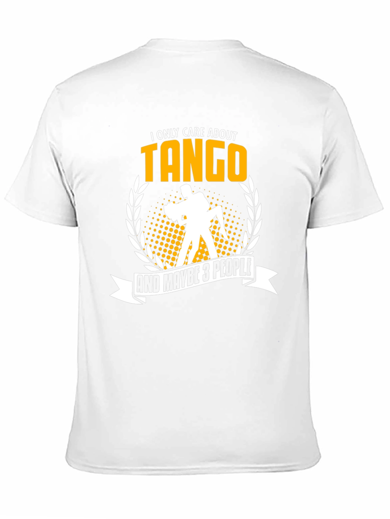 I Only Care About Tango Black T-Shirt