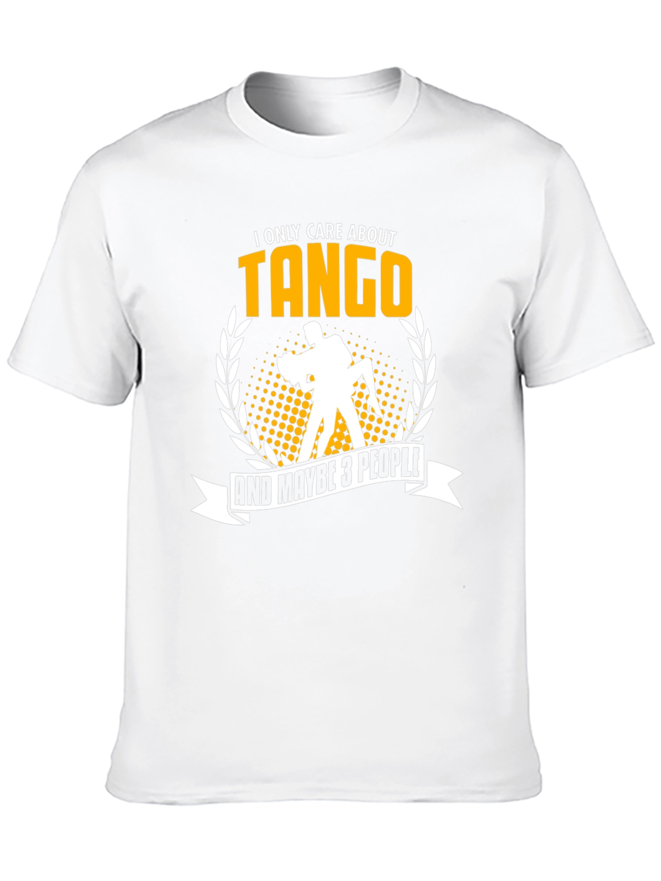 I Only Care About Tango Black T-Shirt