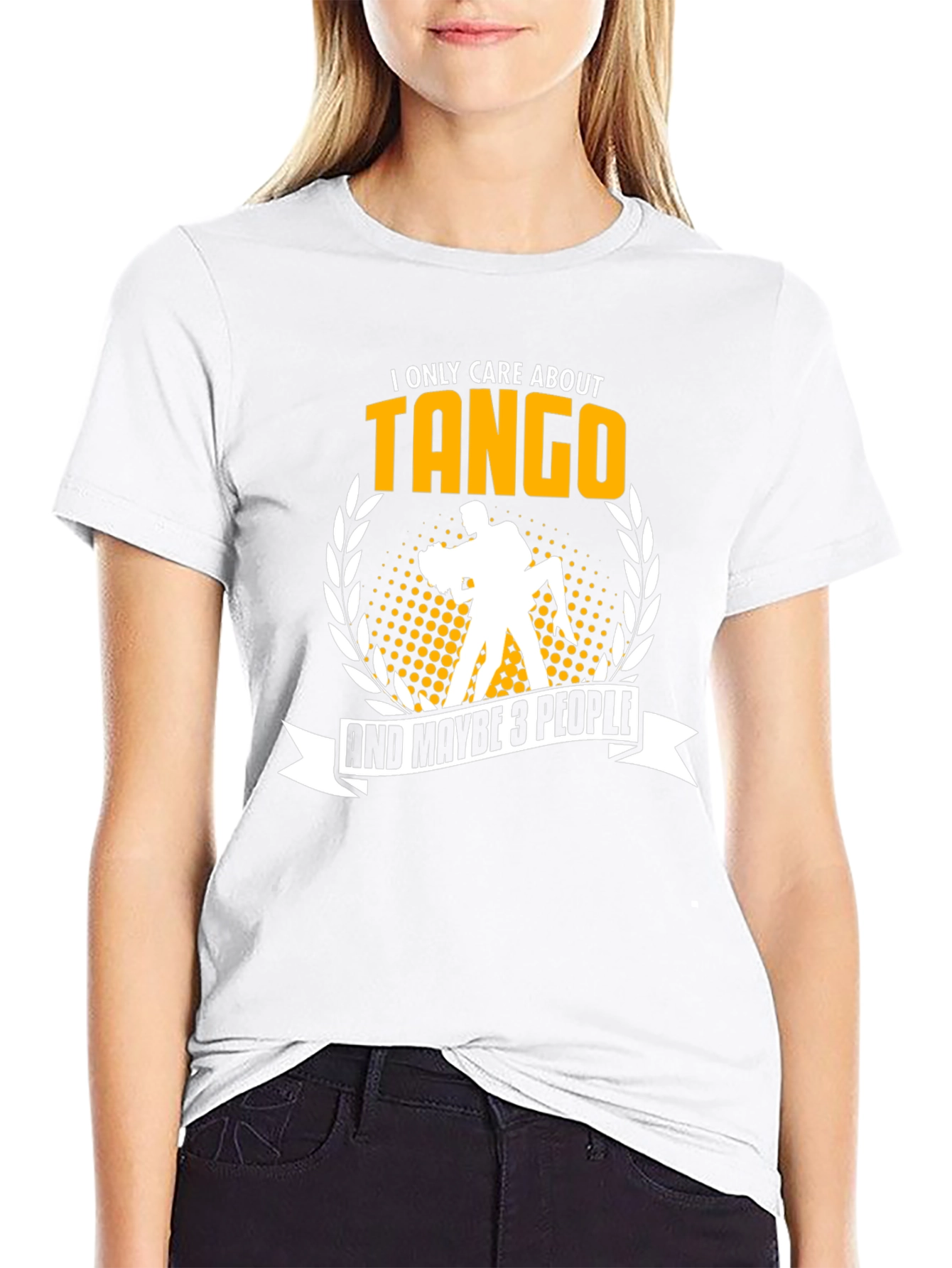 I Only Care About Tango Black T-Shirt