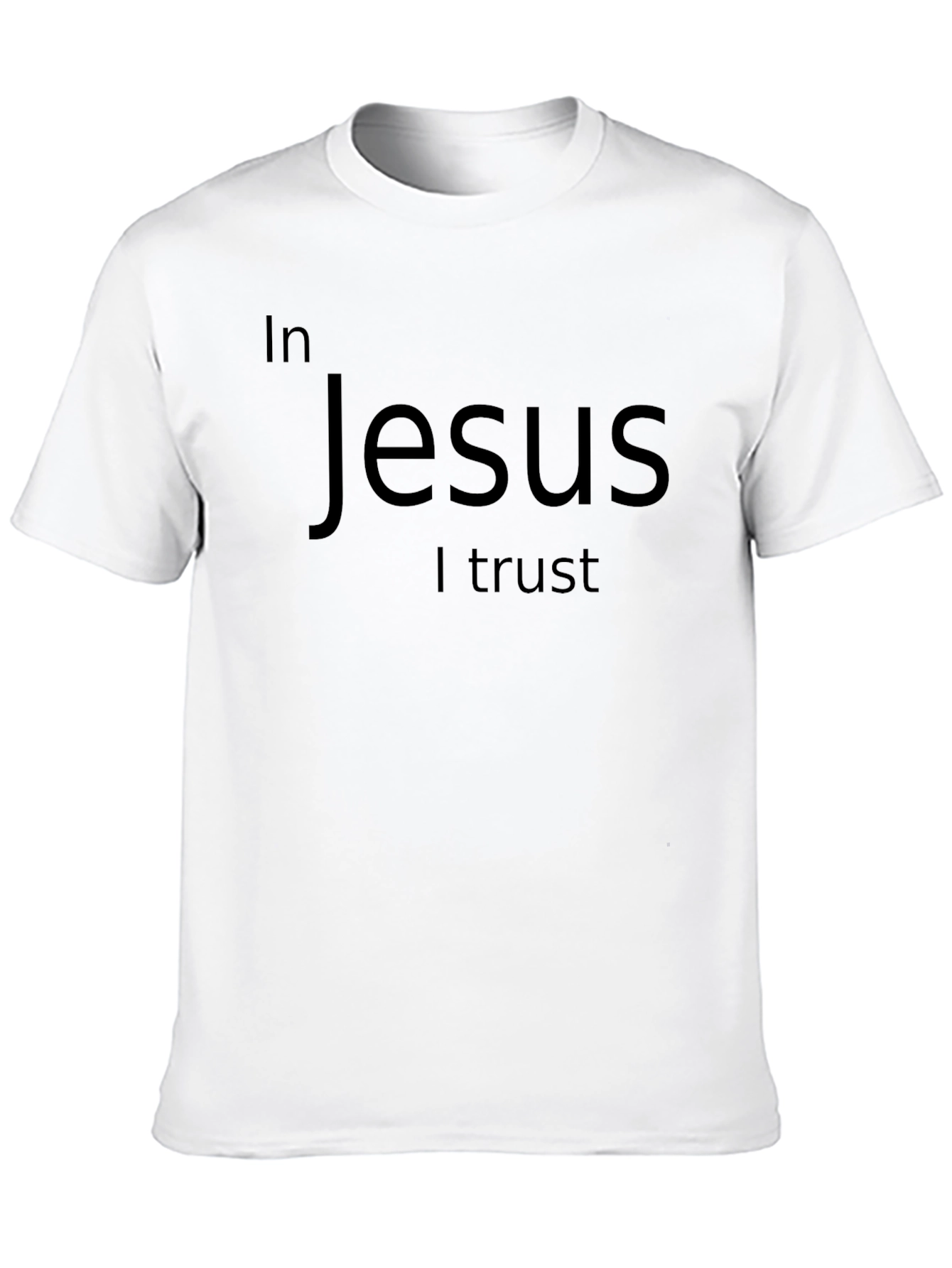 In Jesus I Trust Black T-Shirt