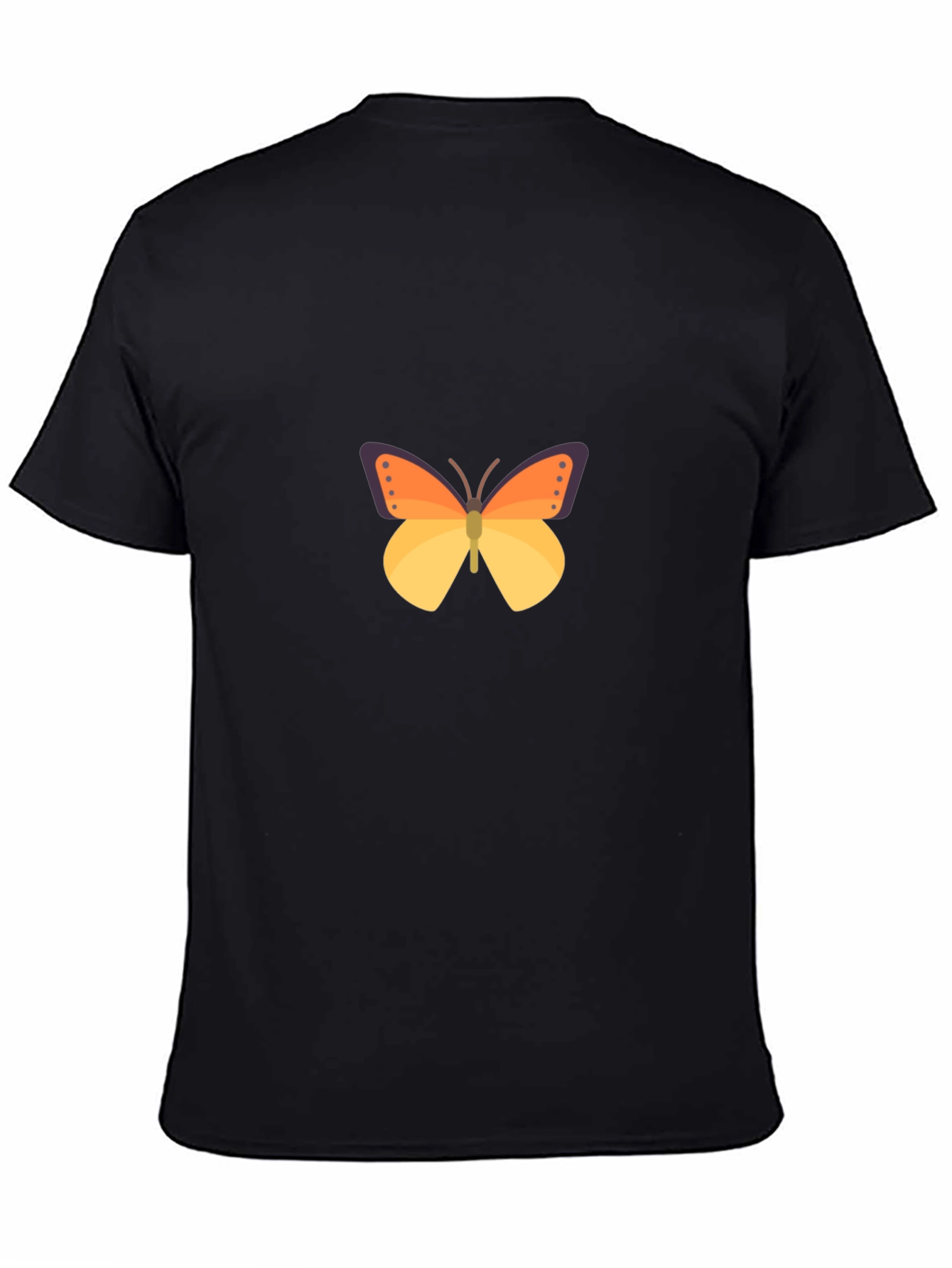 Butterfly Graphic Black T-Shirt