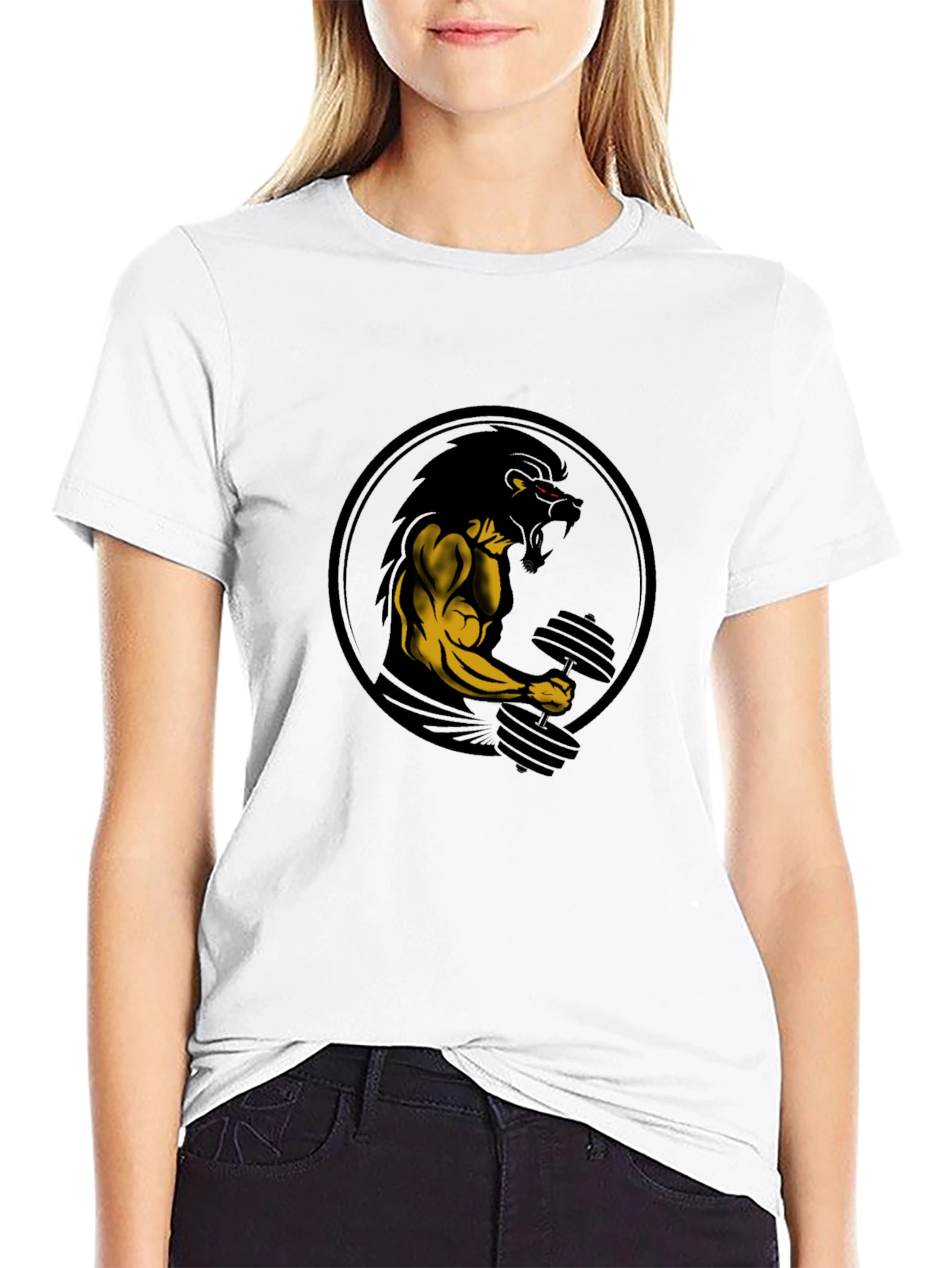 Lion Gym T-Shirt - Beast Mode Apparel