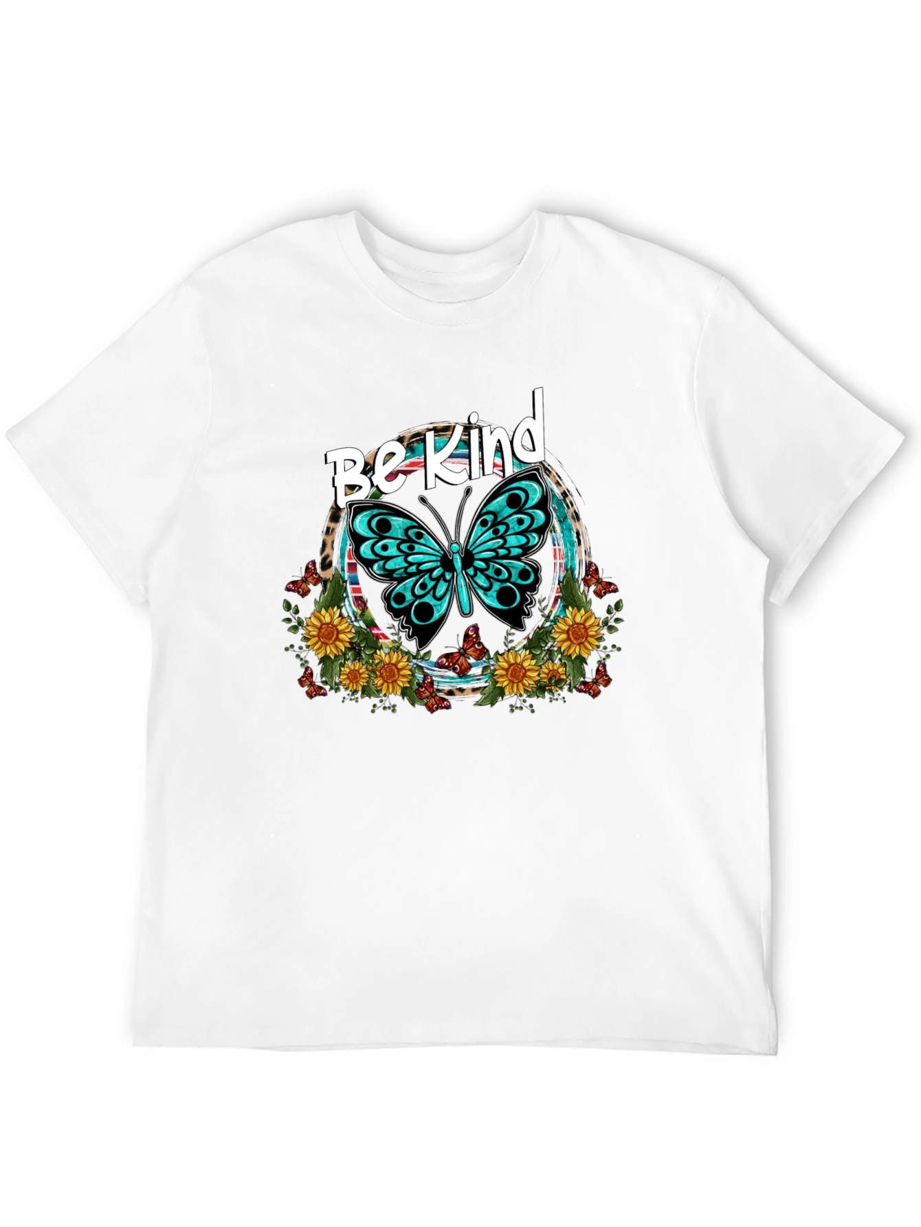 Be Kind Butterfly Graphic Tee - Unisex Black T-Shirt