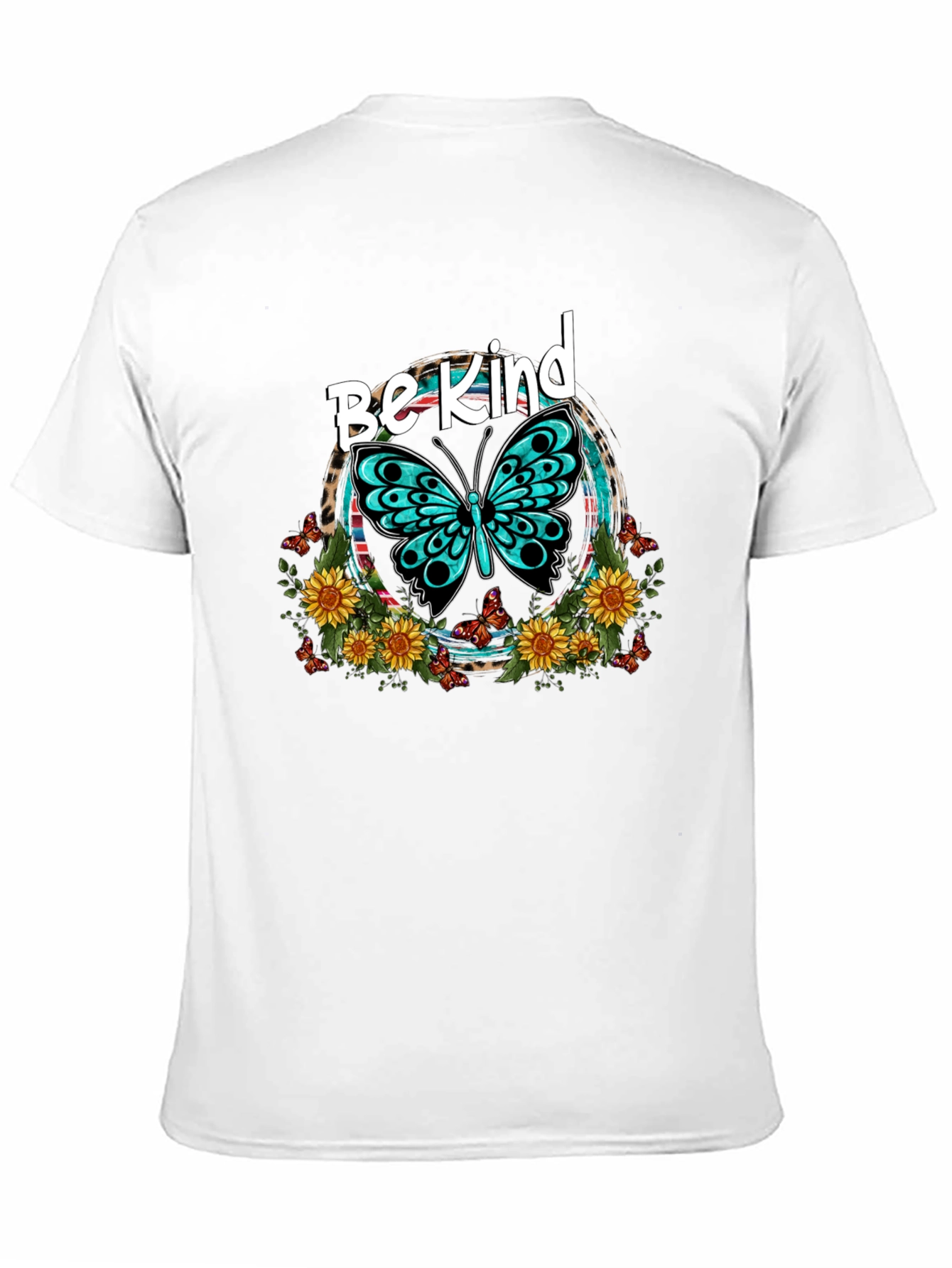 Be Kind Butterfly Graphic Tee - Unisex Black T-Shirt