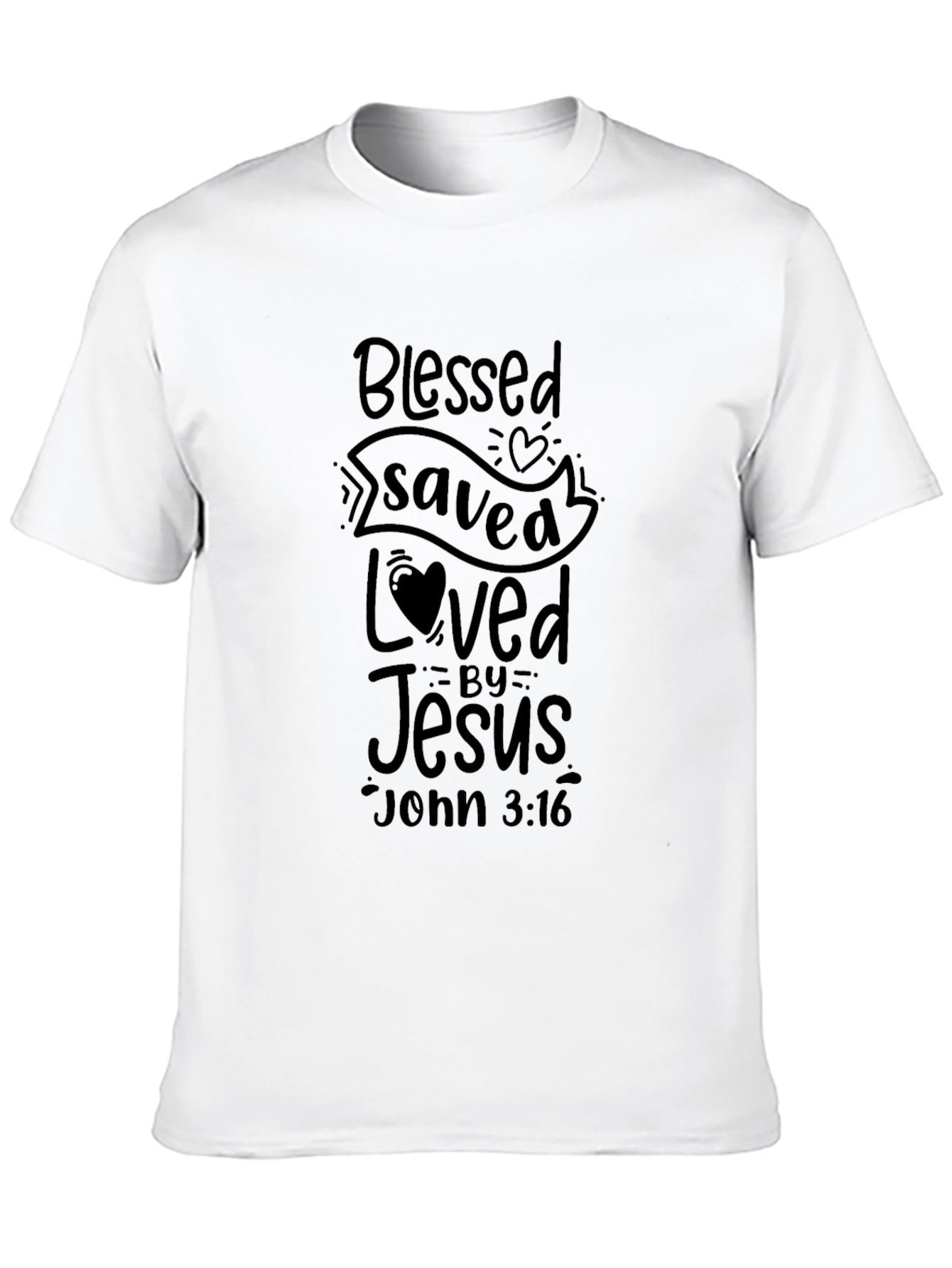 Blessed Saved Loved by Jesus T-Shirt