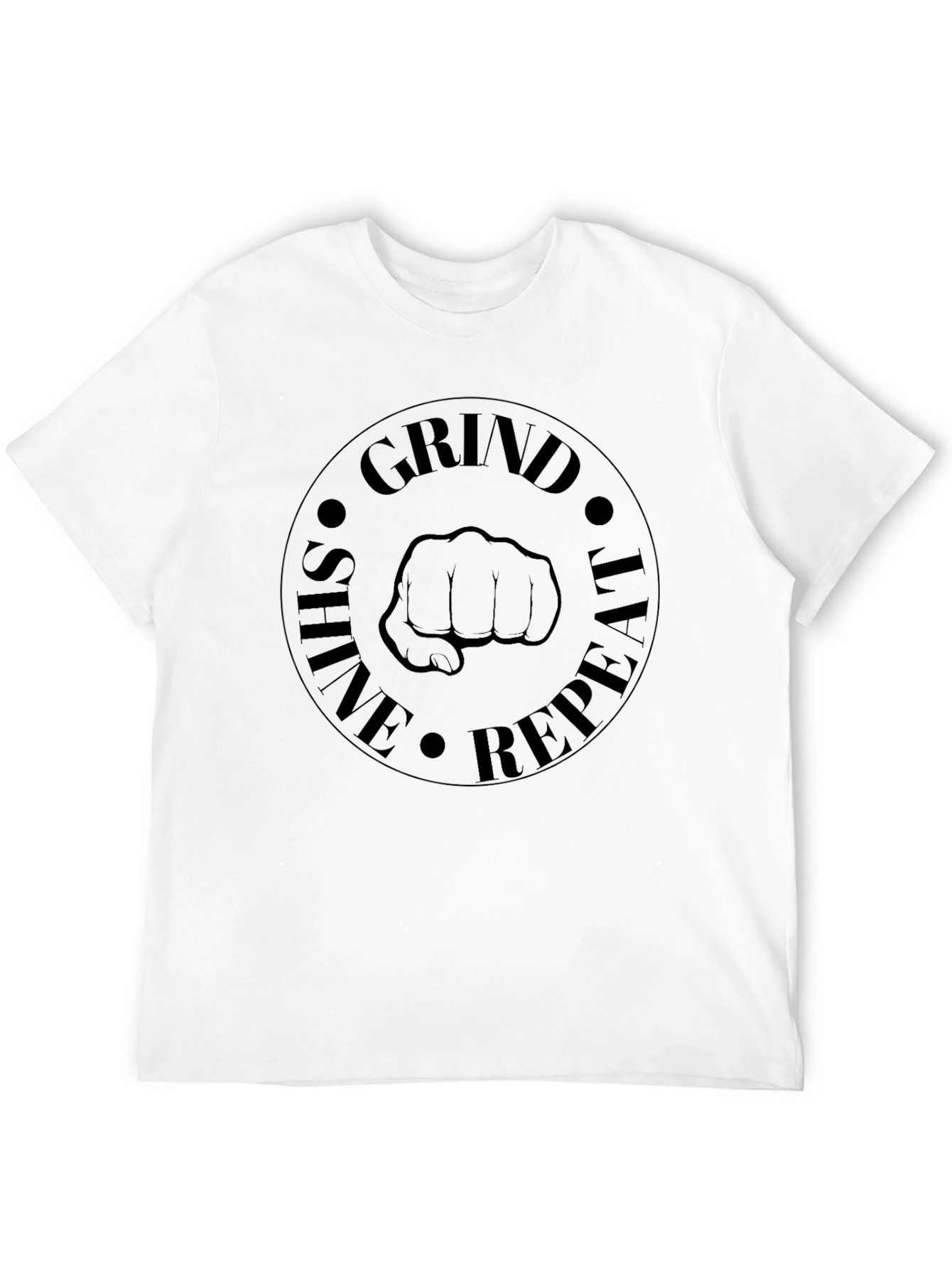 Grind Shine Repeat T-Shirt - Motivational Tee
