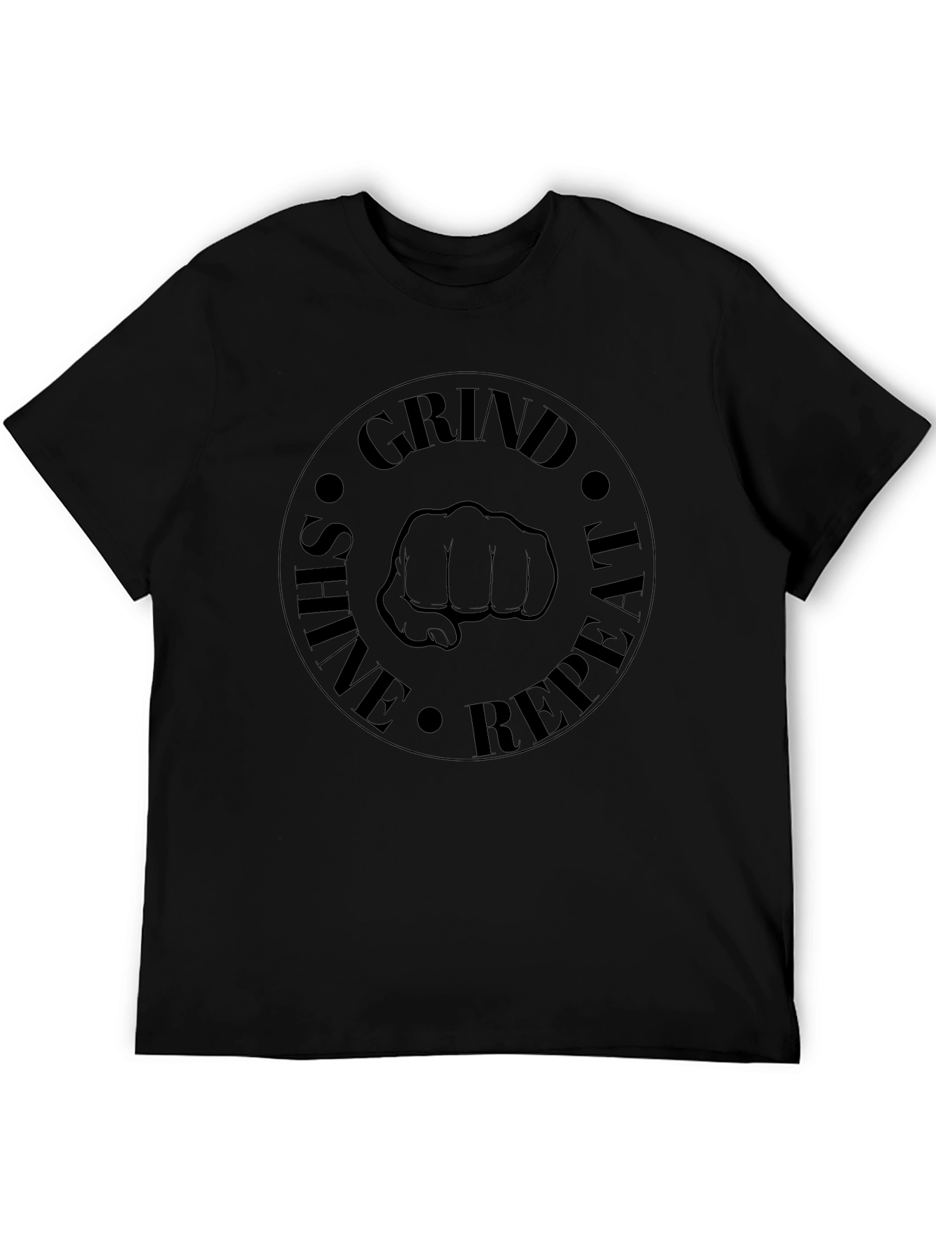 Grind Shine Repeat T-Shirt - Motivational Tee