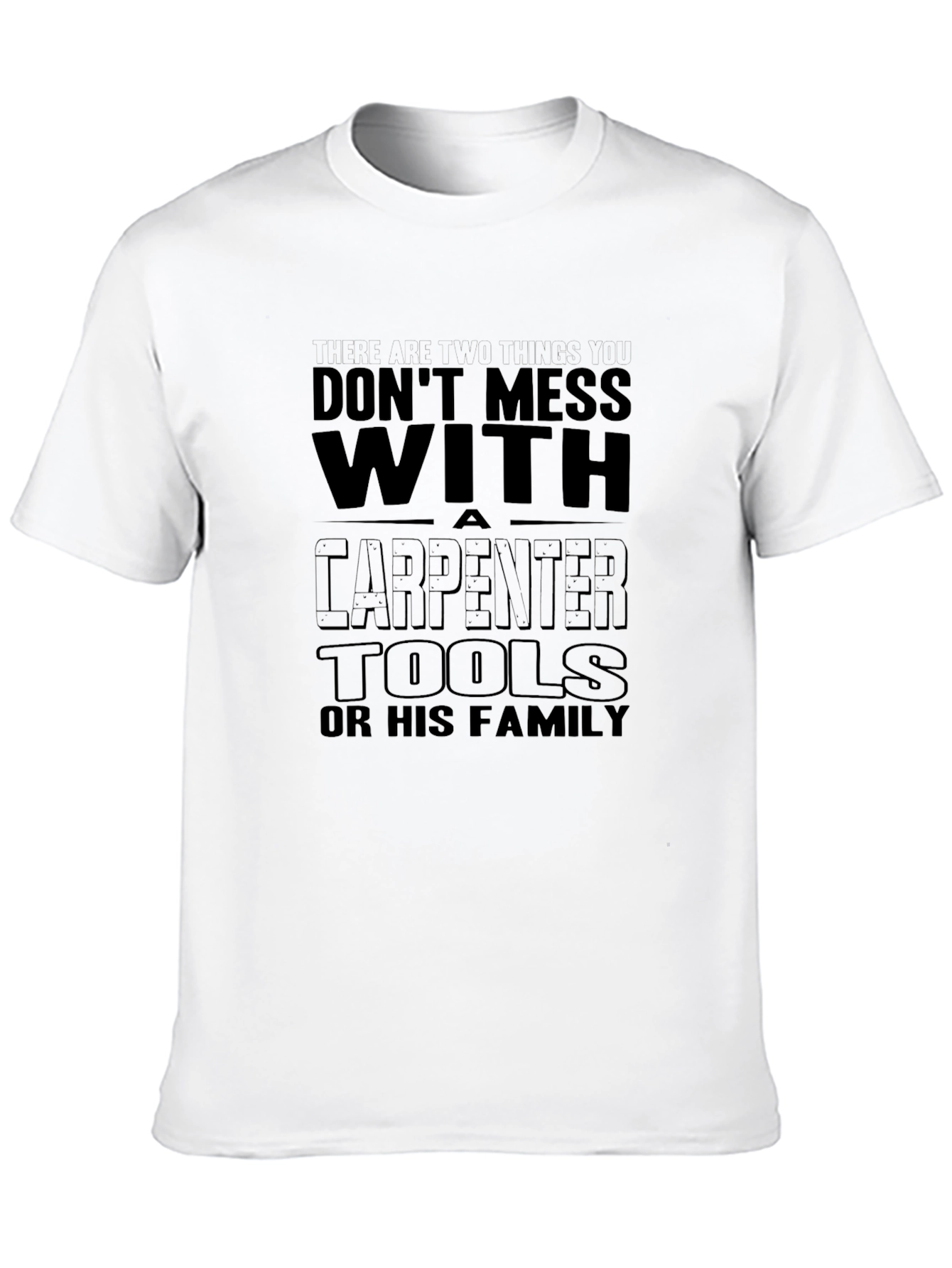 Carpenter Tools & Family T-Shirt - Black