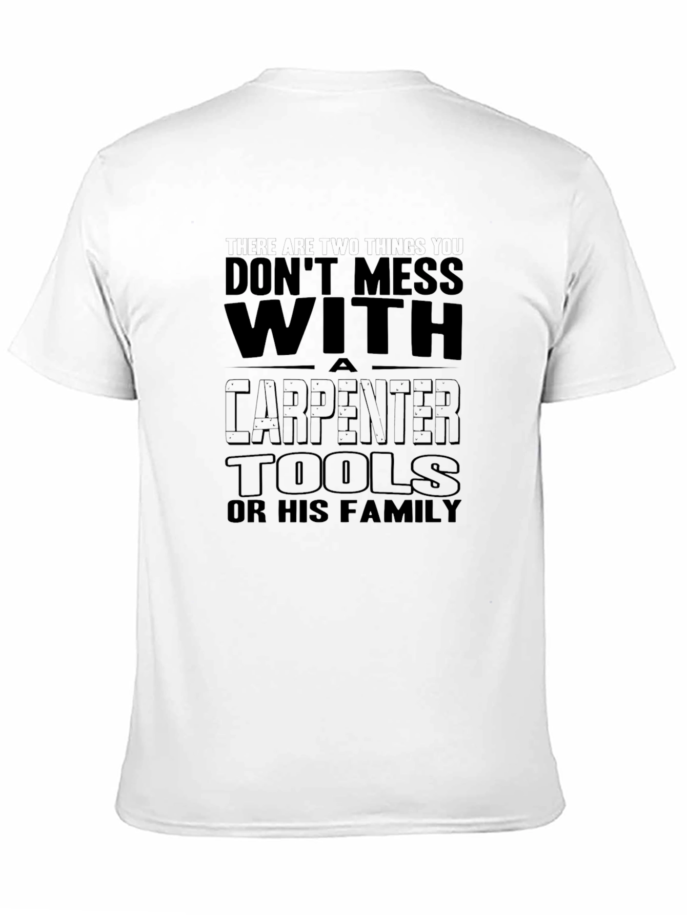 Carpenter Tools & Family T-Shirt - Black