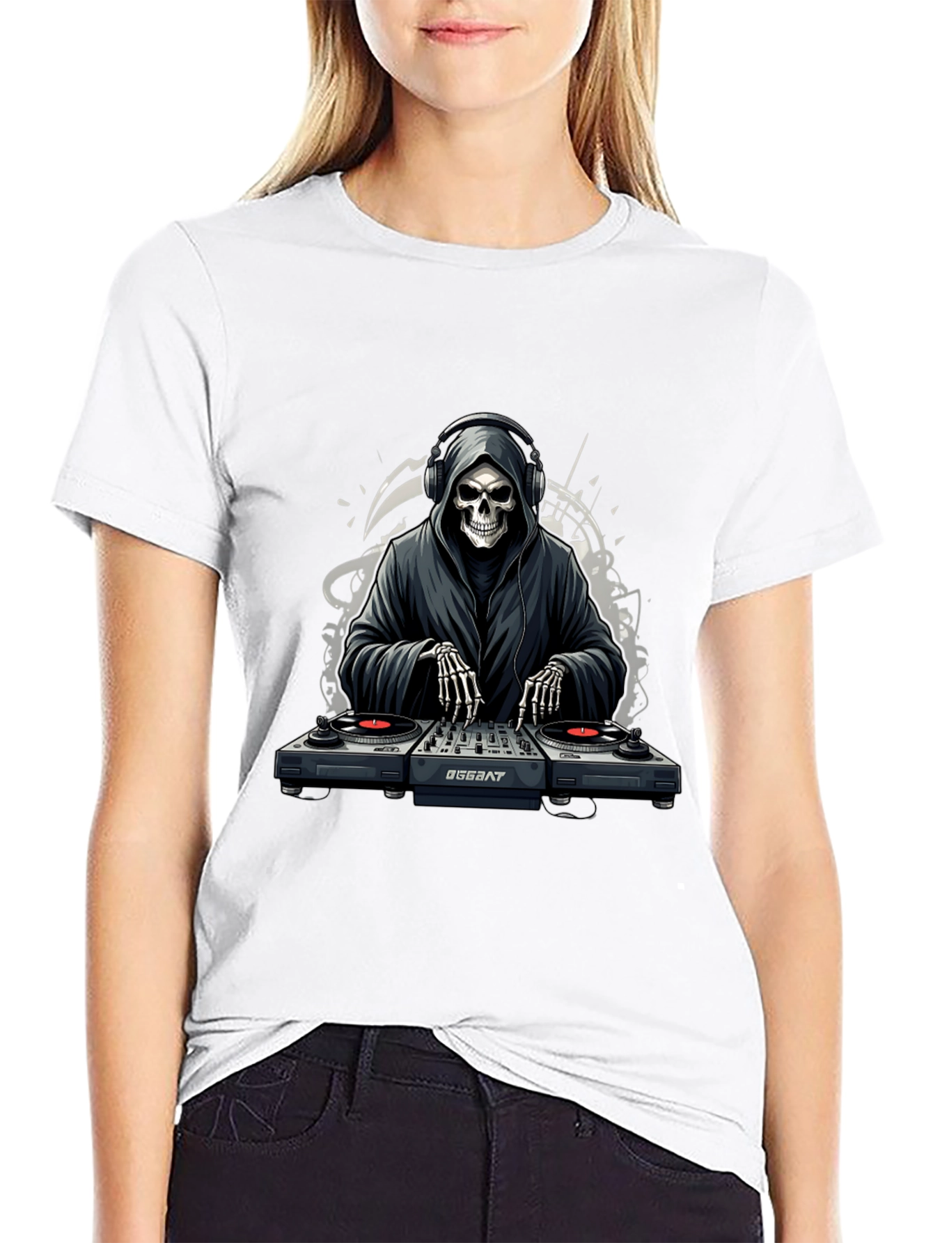 DJ Reaper Graphic Tee - Black