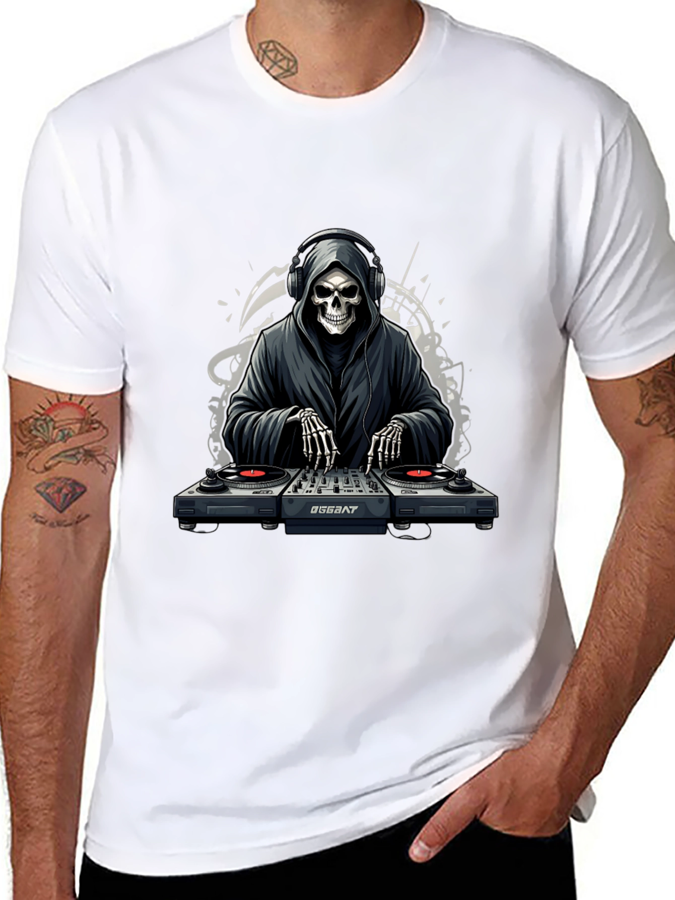 DJ Reaper Graphic Tee - Black