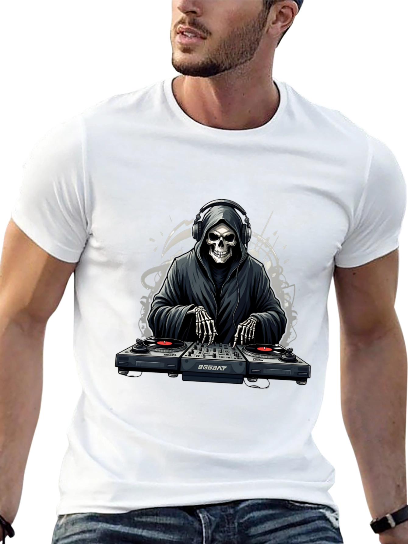 DJ Reaper Graphic Tee - Black