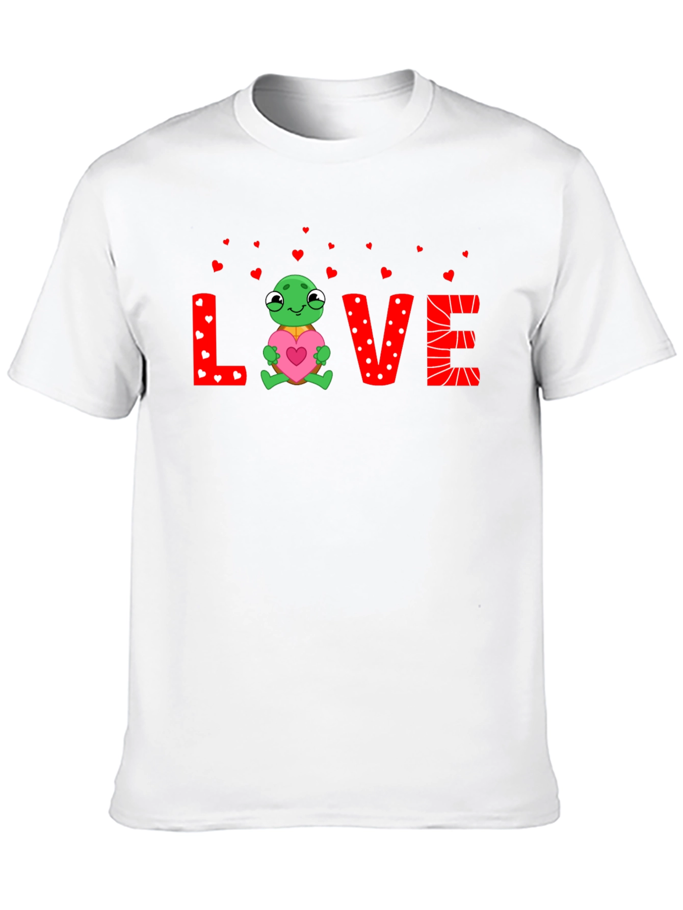 Love Turtle Graphic Tee - Valentines Day Shirt