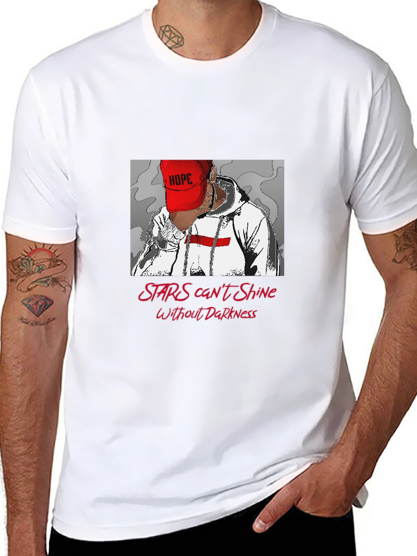 Stars Cant Shine T-Shirt - Unique Graphic Tee