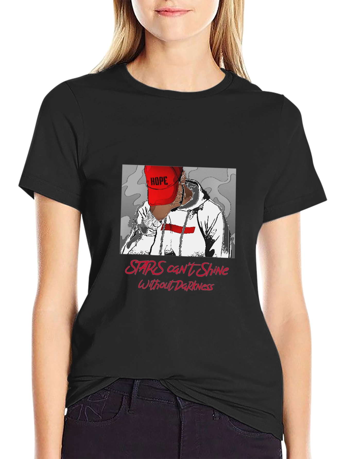Stars Cant Shine T-Shirt - Unique Graphic Tee
