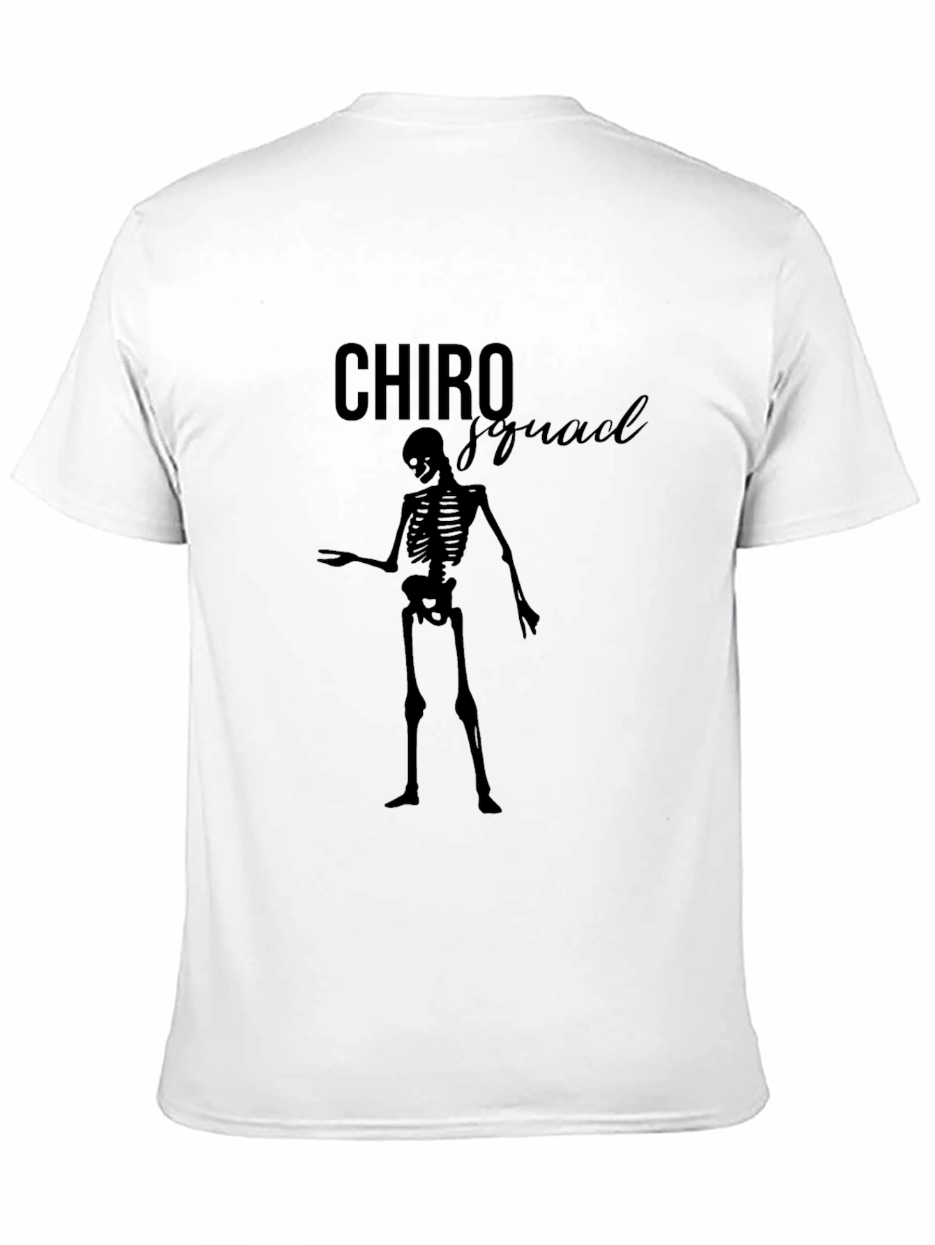 Chiro Squad Skeleton Graphic Tee - Black