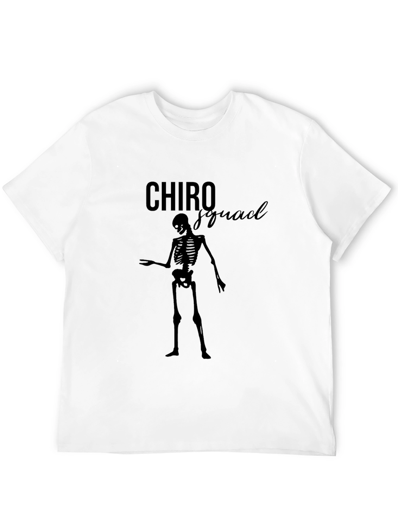 Chiro Squad Skeleton Graphic Tee - Black