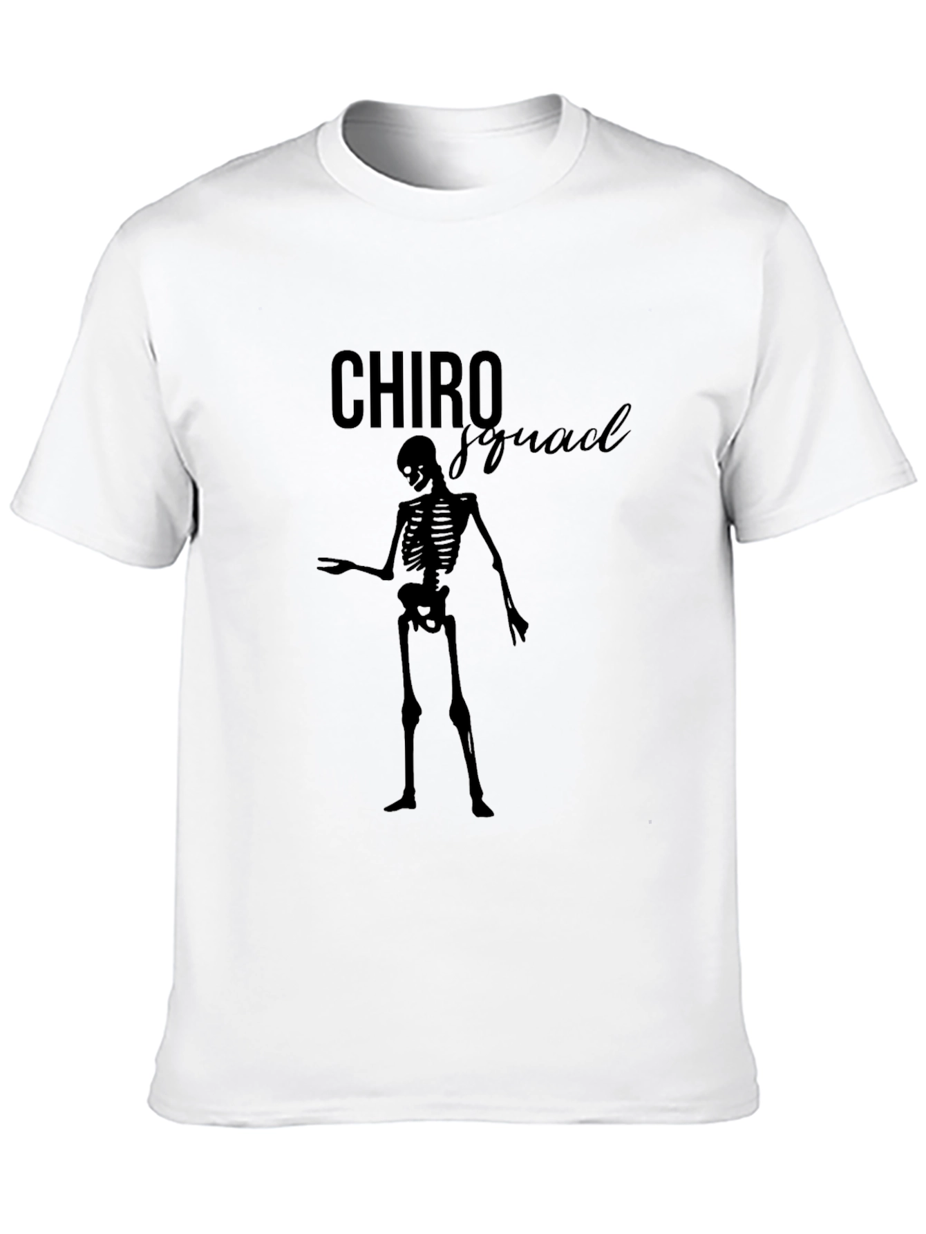 Chiro Squad Skeleton Graphic Tee - Black