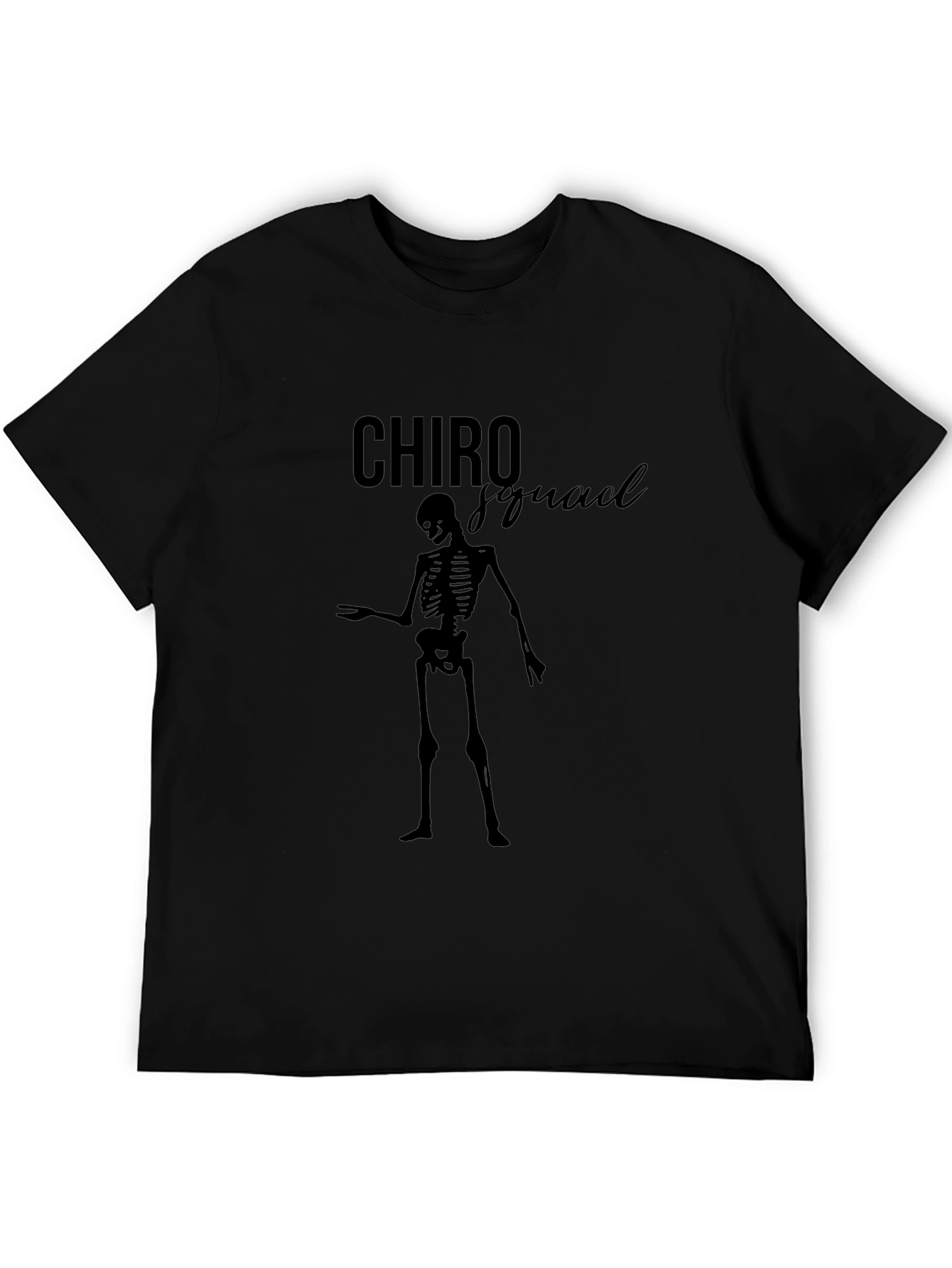 Chiro Squad Skeleton Graphic Tee - Black