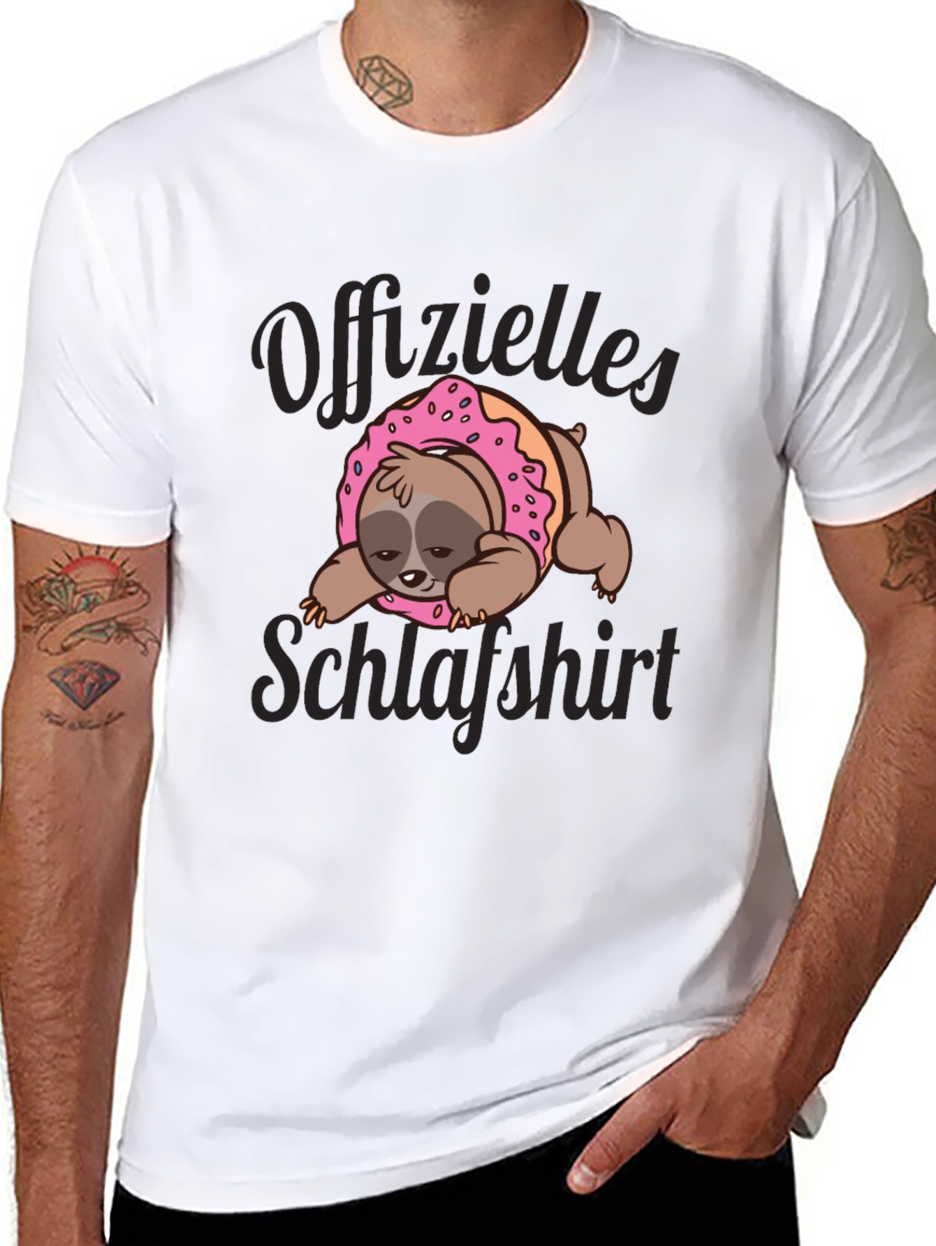 Sloth Donut T-Shirt - Official Sleep Shirt