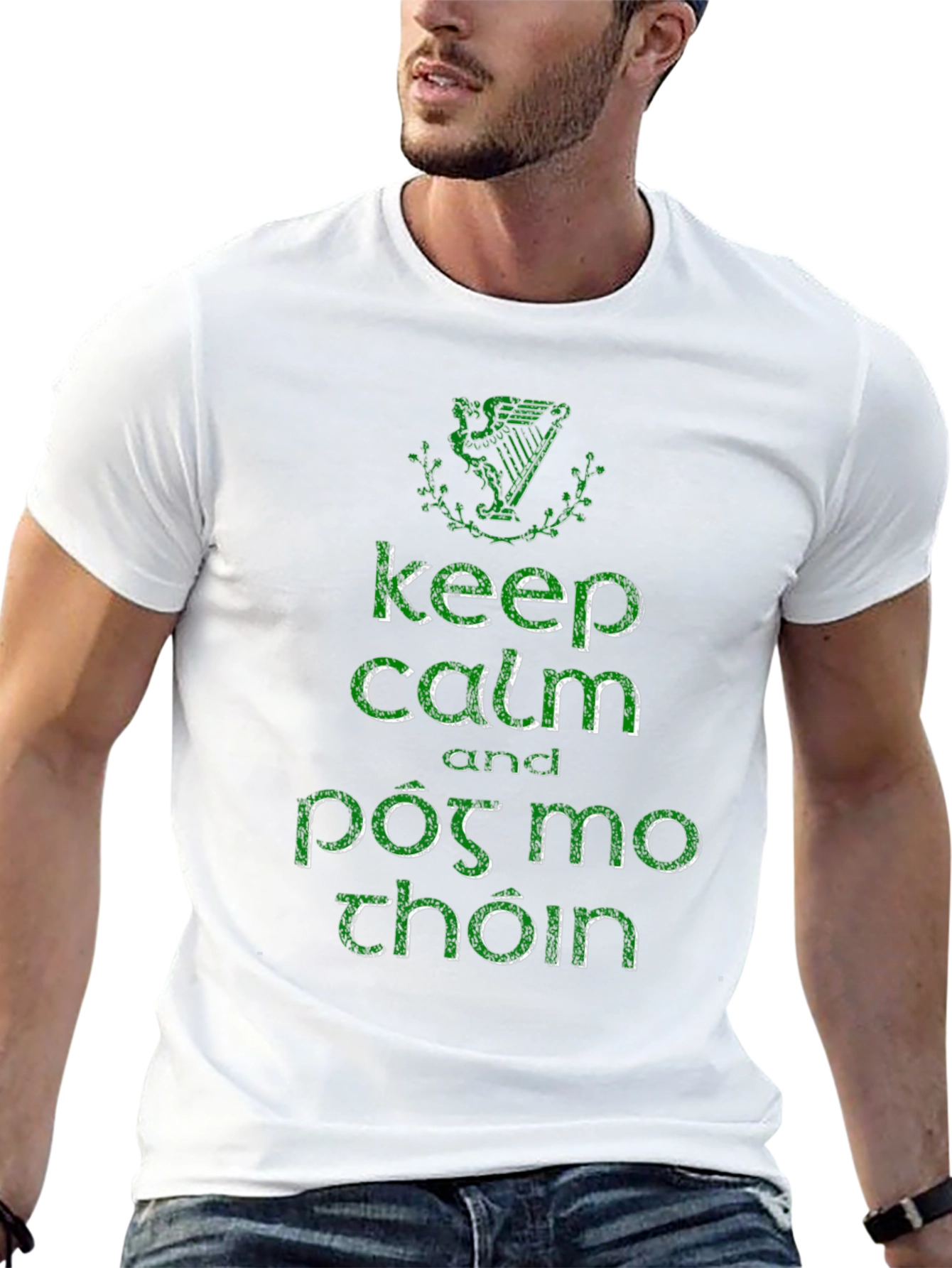 Keep Calm & Póg Mo Thóin Black T-Shirt