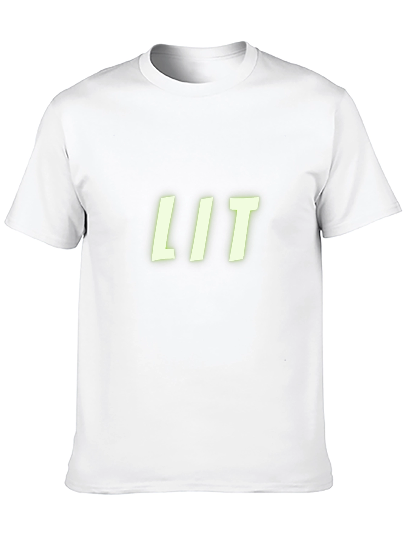 Lit Black Graphic Tee - Trendy Casual Style