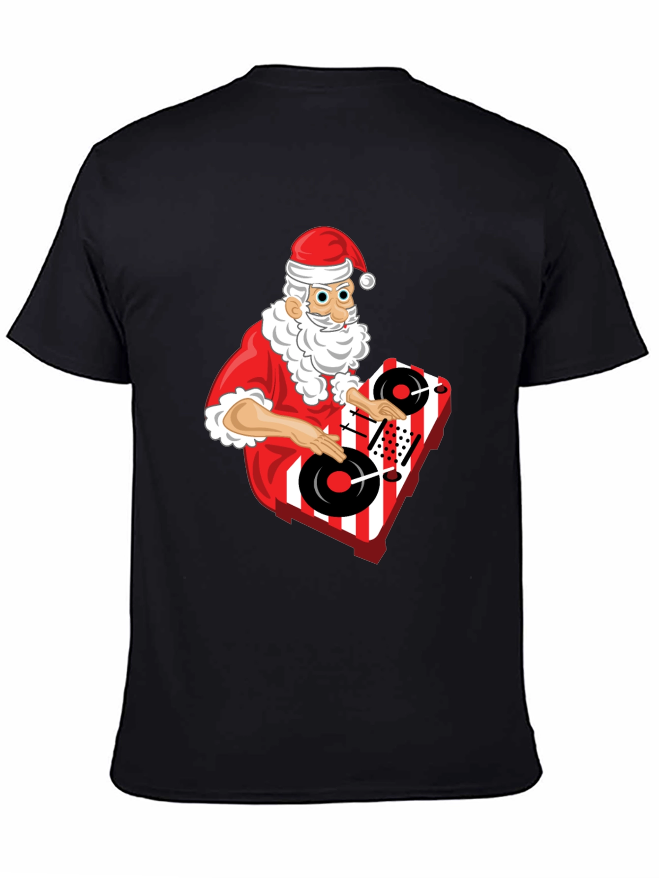 DJ Santa T-Shirt - Holiday Turntable Tee
