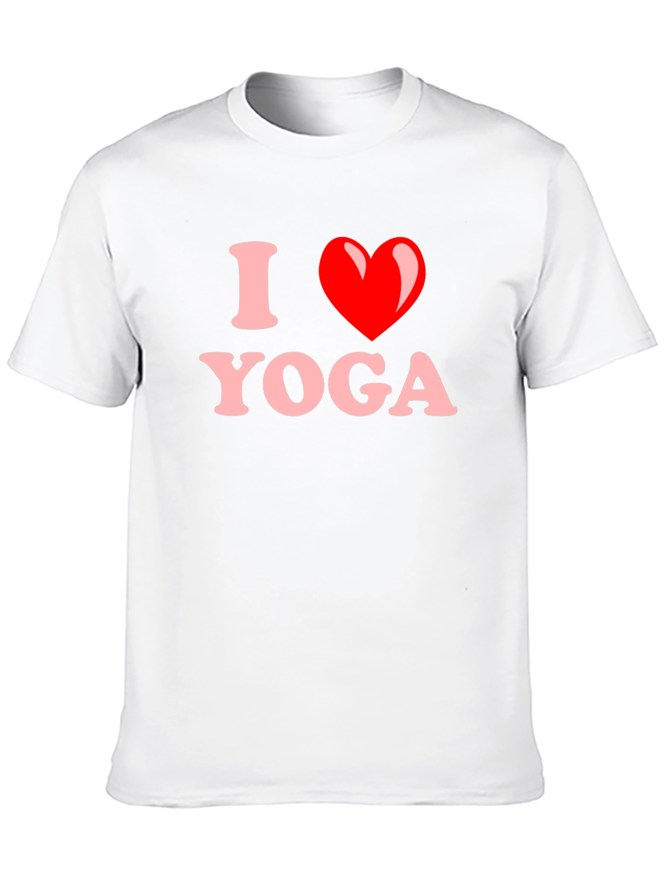 I Heart Yoga T-Shirt - Black Cotton Tee