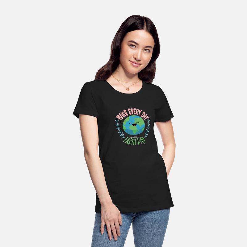 happy earth day cute earth with floral earth day