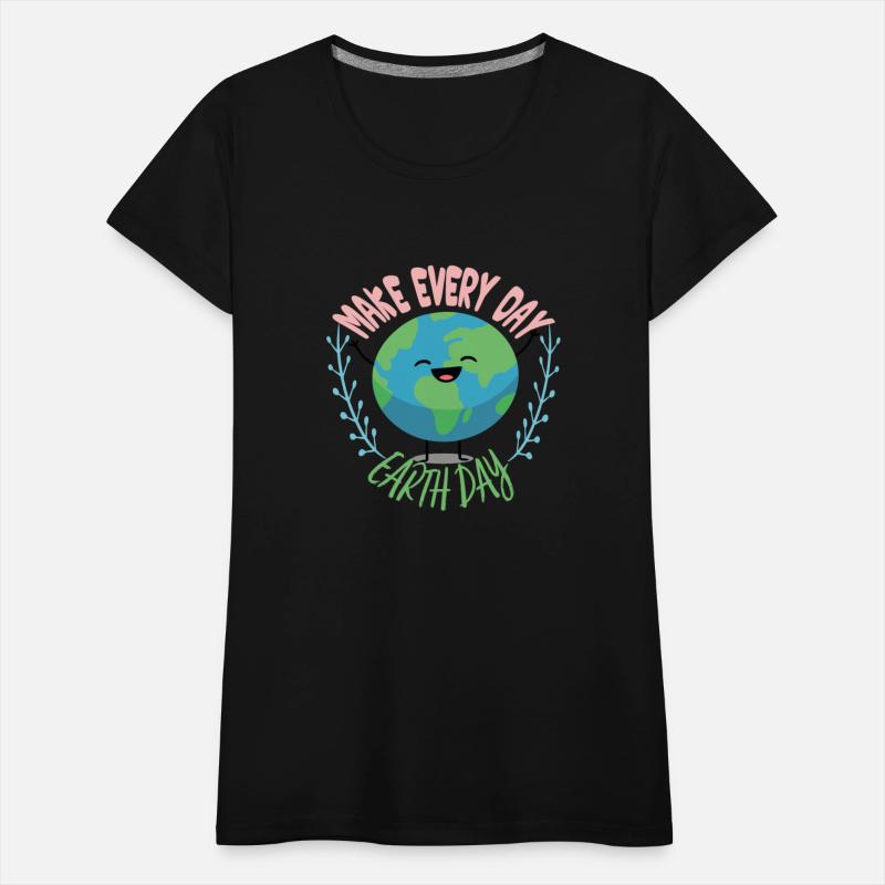 happy earth day cute earth with floral earth day