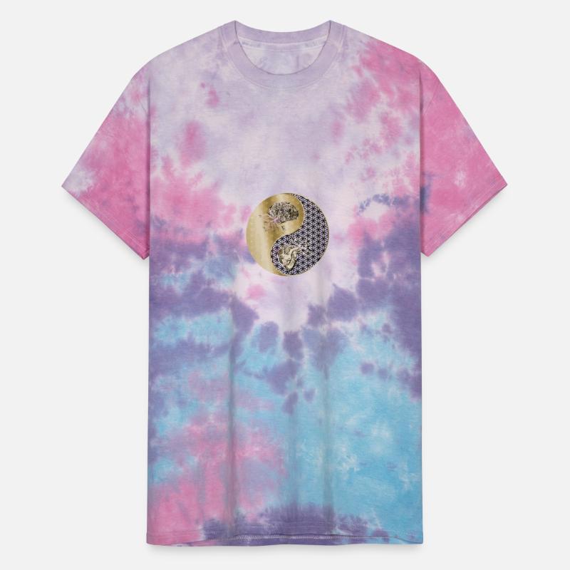 Harmony Of Heart And Mind Yin Yang With Flower Of