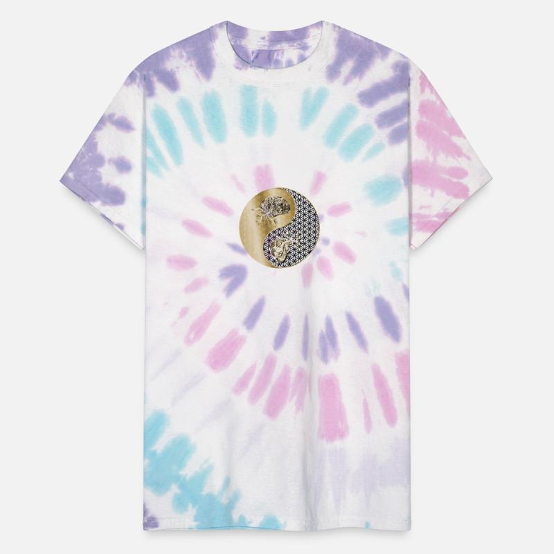 Harmony Of Heart And Mind Yin Yang With Flower Of