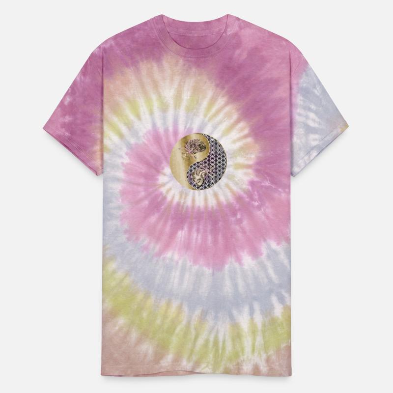 Harmony Of Heart And Mind Yin Yang With Flower Of