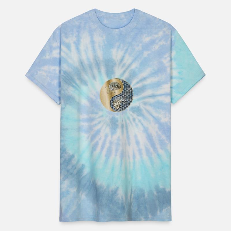 Harmony Of Heart And Mind Yin Yang With Flower Of