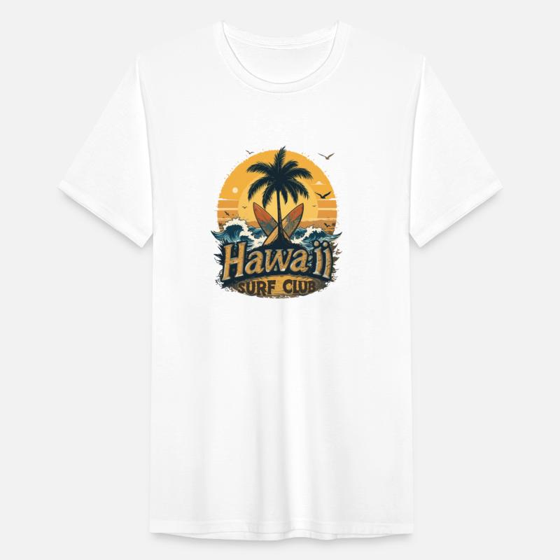 Hawaii Surf Club – Vintage Beach Logo