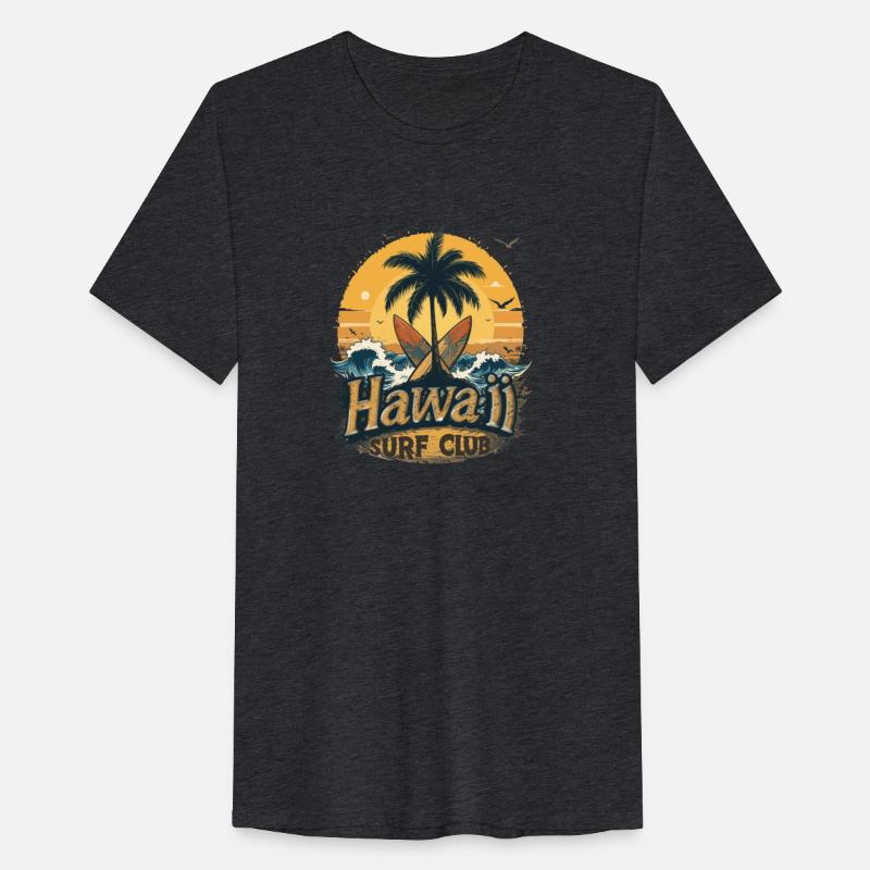 Hawaii Surf Club – Vintage Beach Logo