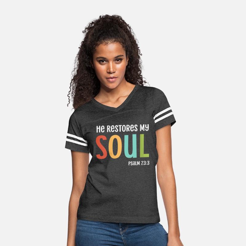 He Restores My Soul Christian Psalm 233 Bible Jesu