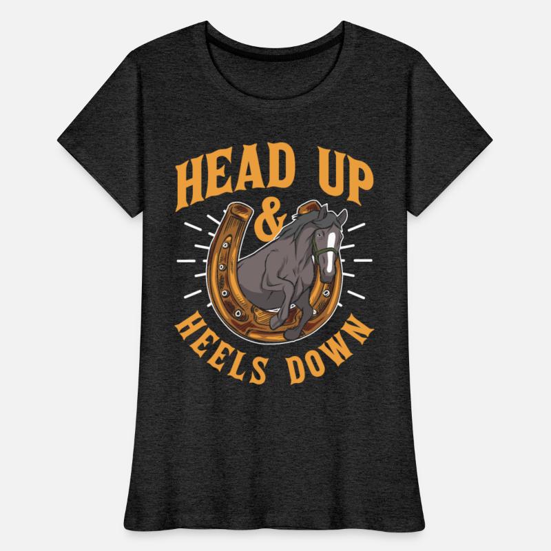 Head Up And Heels Down Lover Riding Horse Rider