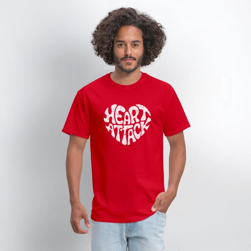 Heart Attack - Groovy Typography Heart