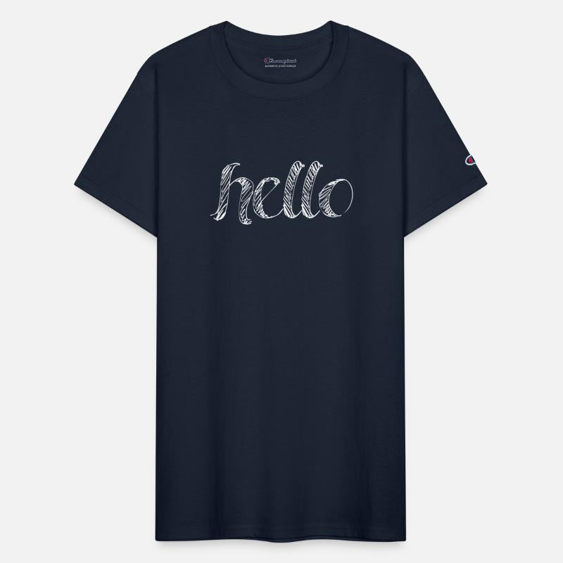 Hello printed t shirt