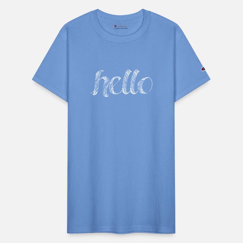 Hello printed t shirt
