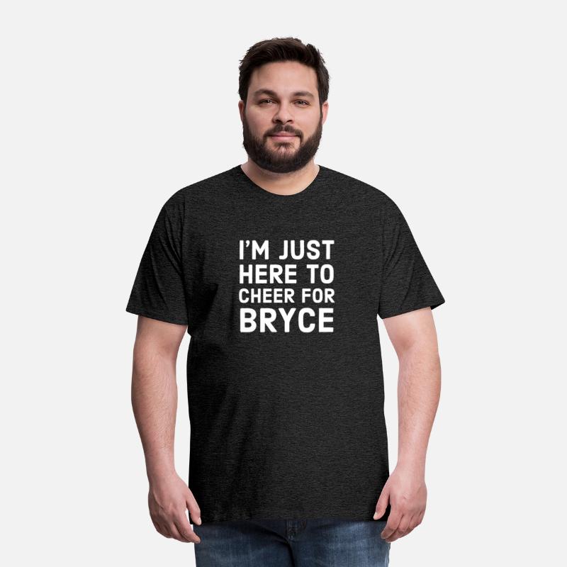 Here To Cheer For Bryce Personalized Name